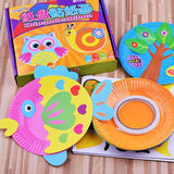 Paper plate crafts صحون ورقيه للاطفال