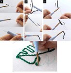 Punch Needle Embroidery تطريز بقلم الإبره