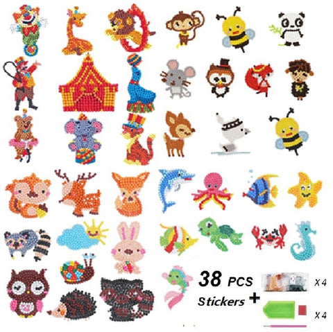 Diamond stickers الاستكرز الالماسي